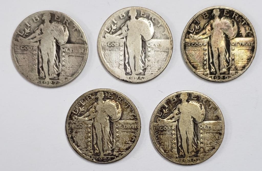 (5) STANDING LIBERTY QUARTERS (1 of 2)