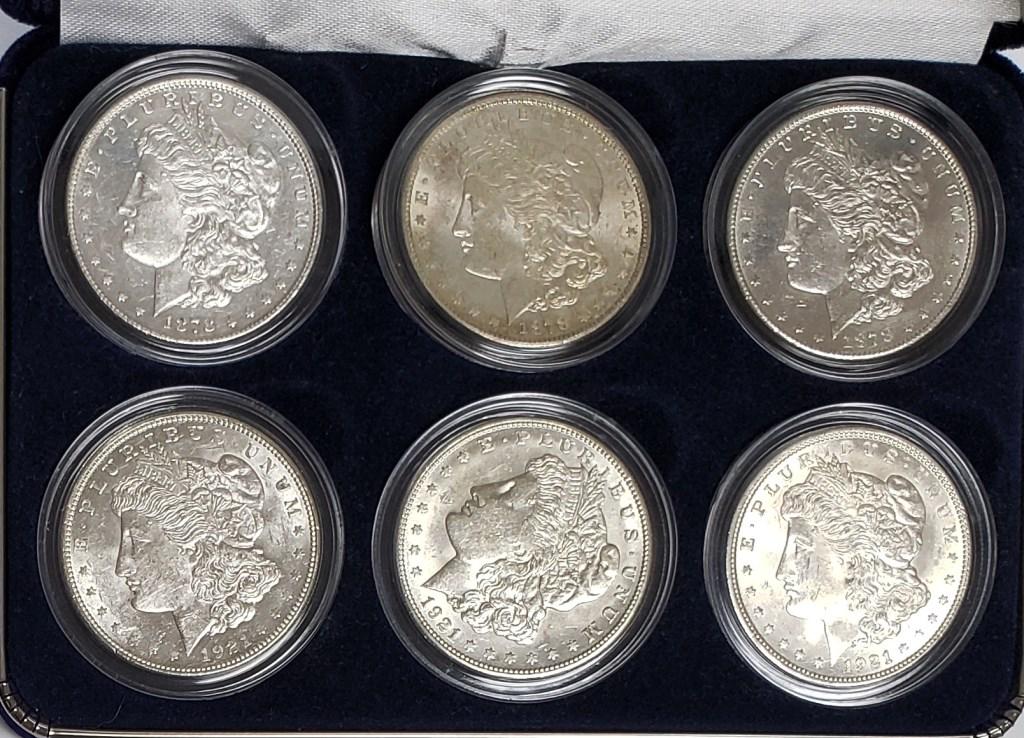 1878-CC, 1878-S, 1878, 1921 PDS MORGAN SET (1 of 1)