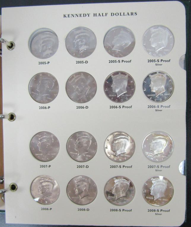 2005-2017 KENNEDY HALF DOLLAR SET (1 of 5)