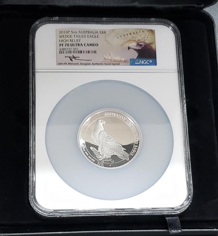 2016P 5oz AUSTRALIA SILVER $8 (1 of 3)