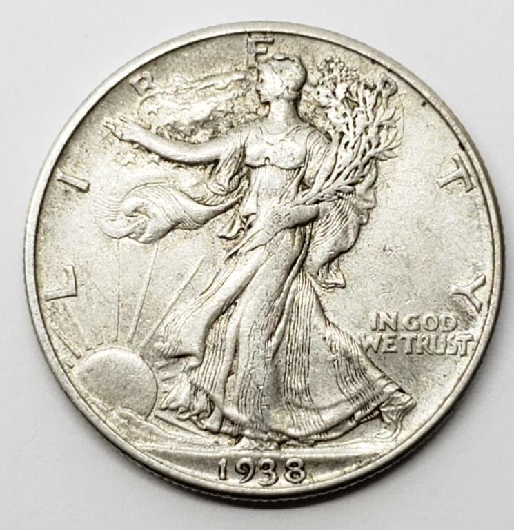 1838-D Walking Liberty Half Dollar - Key Date! (1 of 2)