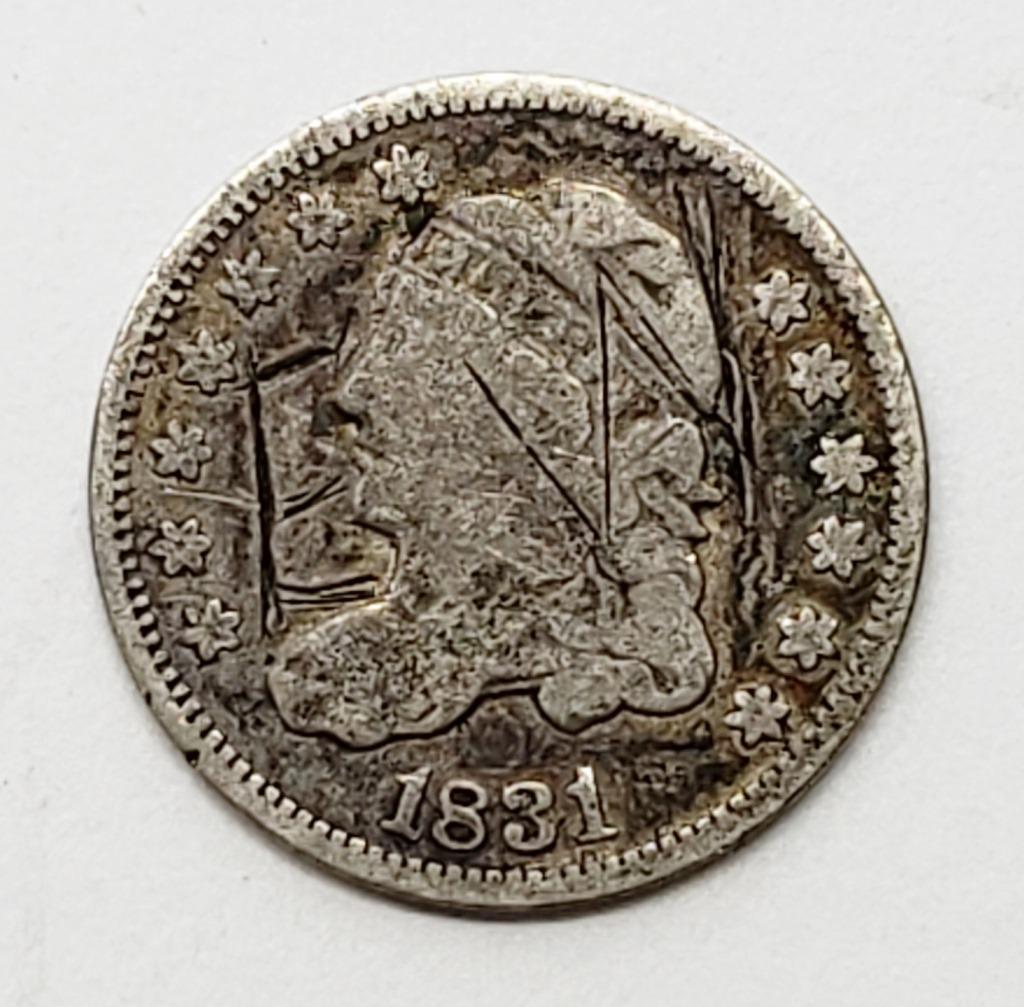 1831 Capped Bust Half Dime (1 of 2)