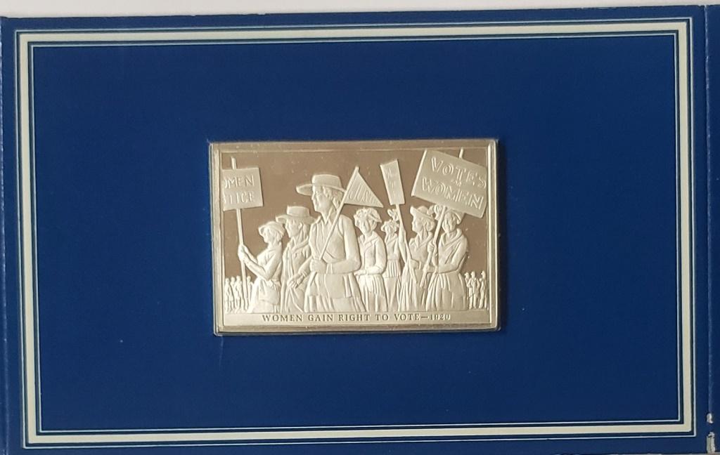 FRANKLIN MINT STERLING BAR #72 (1 of 2)