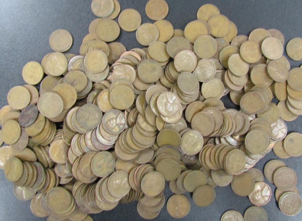 SAN FRANCISCO MINT WHEAT CENT LOT (1 of 2)