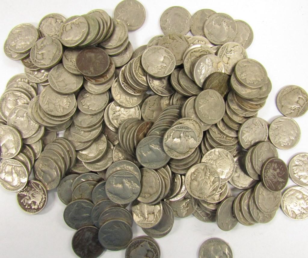 200-BUFFALO NICKELS FULL DATES (1 of 1)