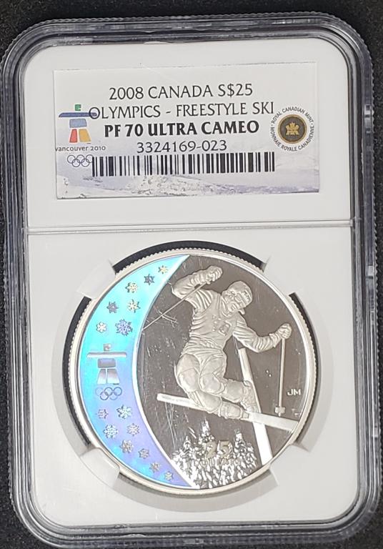 2008 CANADA $25 OLYMPIC NGC PF70 UC (1 of 4)