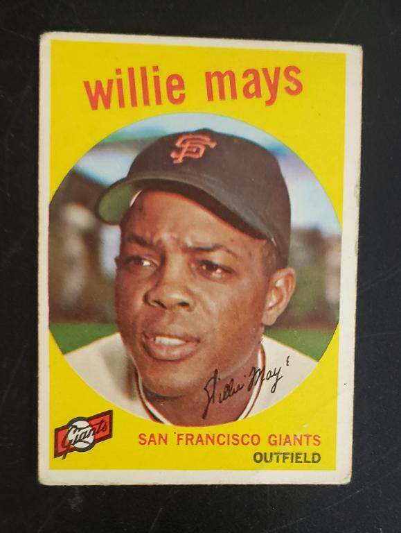 1959 TOPPS #50 WILLIE MAYS VG (1 of 2)