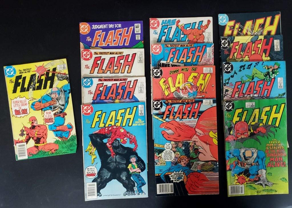 (13) DC FLASH COMIC BOOKS - ALL DIFFERENT (1 of 7)