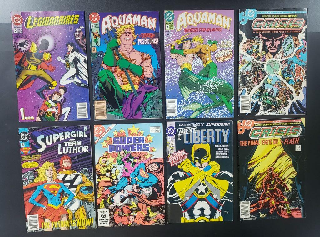 (8) DC COMIC BOOKS - MIX SUPER HEROES (1 of 2)