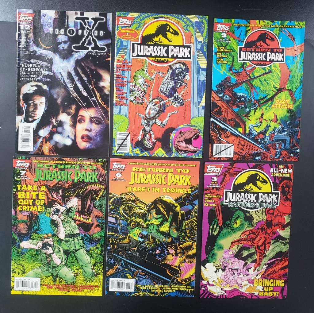 TOPPS JURASSOC PARK COMICS #1-3 (1 of 2)