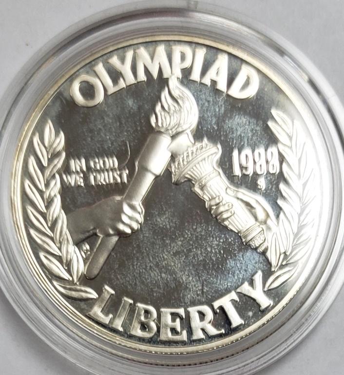 1988 US Mint Olympic Coins - Proof (1 of 3)