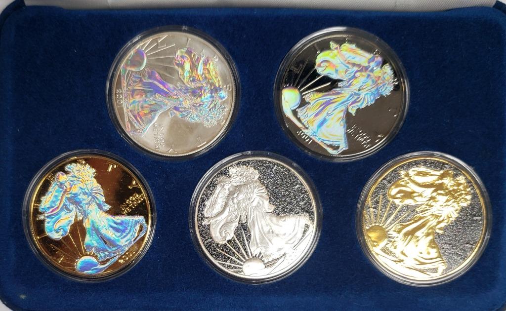 Hologram & Opalescent Silver Eagle Collection (1 of 2)
