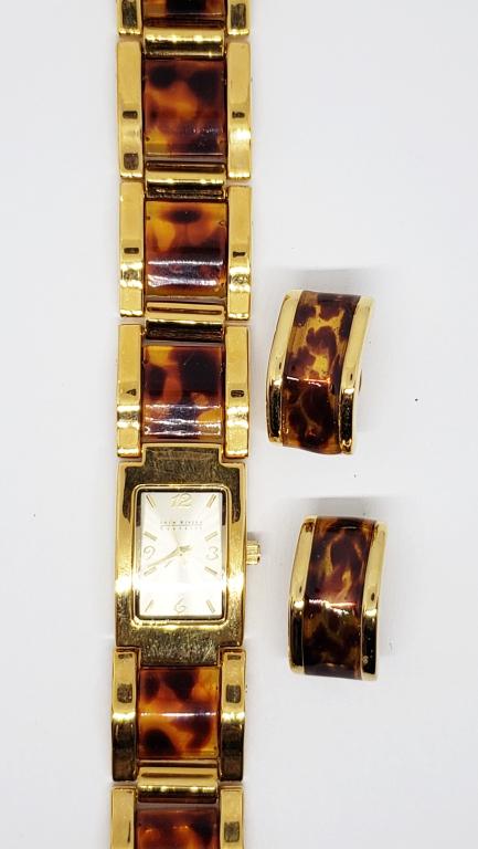 SET! VTG JOAN RIVERS FAUX TORTOISE SHELL WATCH (1 of 6)