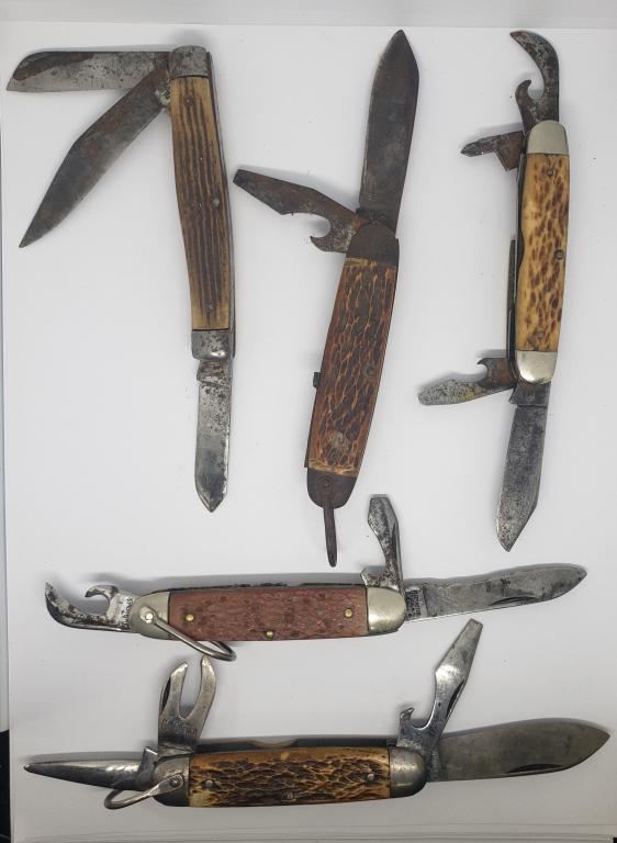 (5) VINTAGE UTILITY KNIVES - KUTMASTER (1 of 10)
