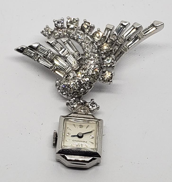 PENNINO RHINESTONE WATCH PIN (1 of 6)