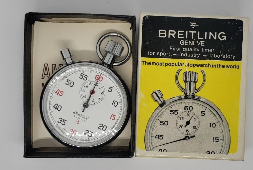Vintage Wakmann Stop Watch - 7 Jewel 1/5 Sec. (1 of 4)