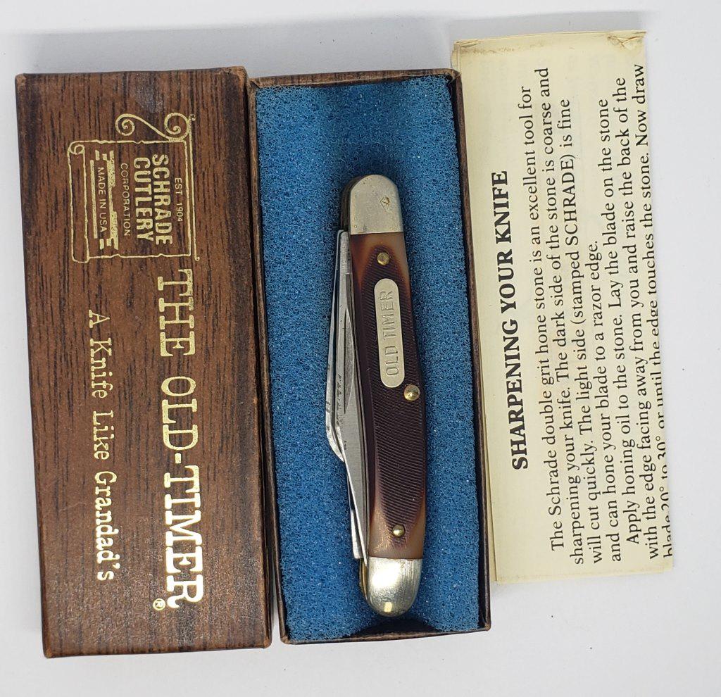 SCHRADE THE OLD TIMER 3 BLADE KNIFE (1 of 4)