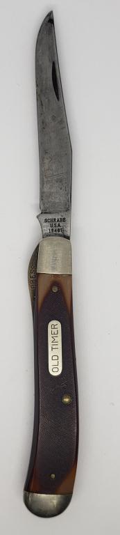SCHRADE THE OLD TIMER SINGLE BLADE KNIFE (1 of 4)