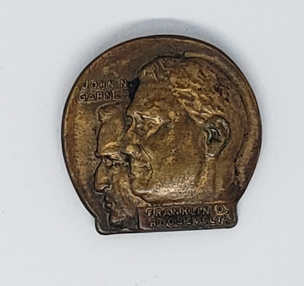 FRANKLIN D ROOSEVELT JOHN GARNER Pin (1 of 2)