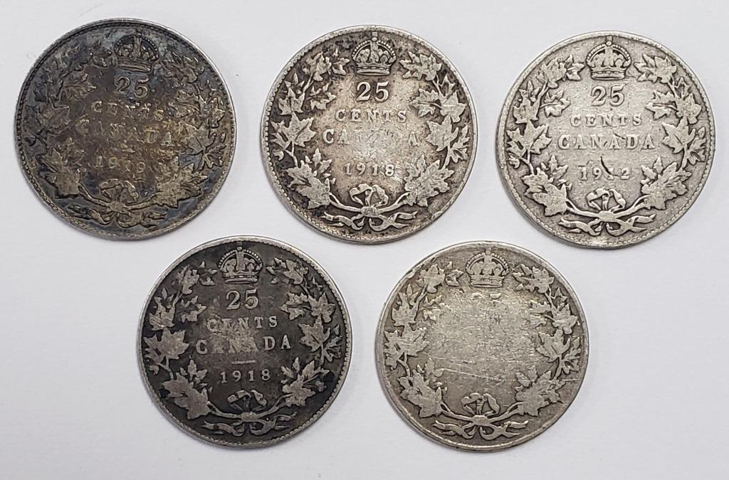 (5) EARLY DATE CANADA QTRS (1 of 2)