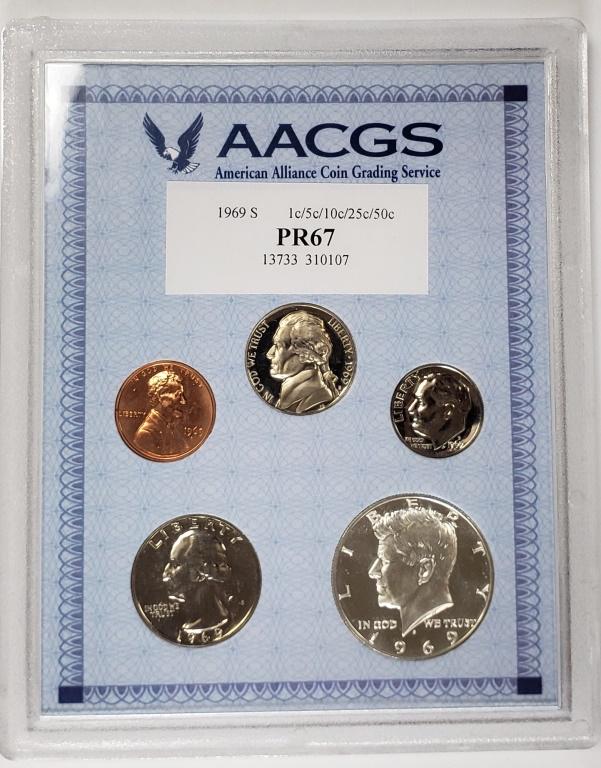 1969-S Proof Set AACGS PR67 (1 of 2)