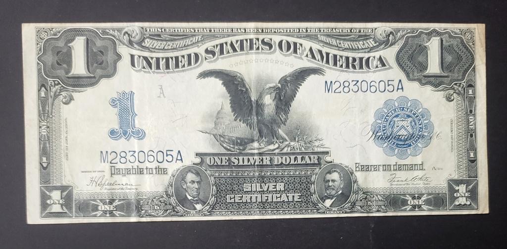 1899 $1 "BLACK EAGLE" SILVER CERTIFICATE (1 of 2)