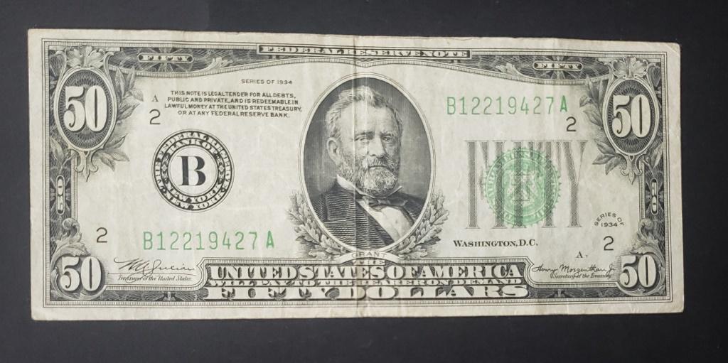 1934 $50 FED RSV NOTE (1 of 2)