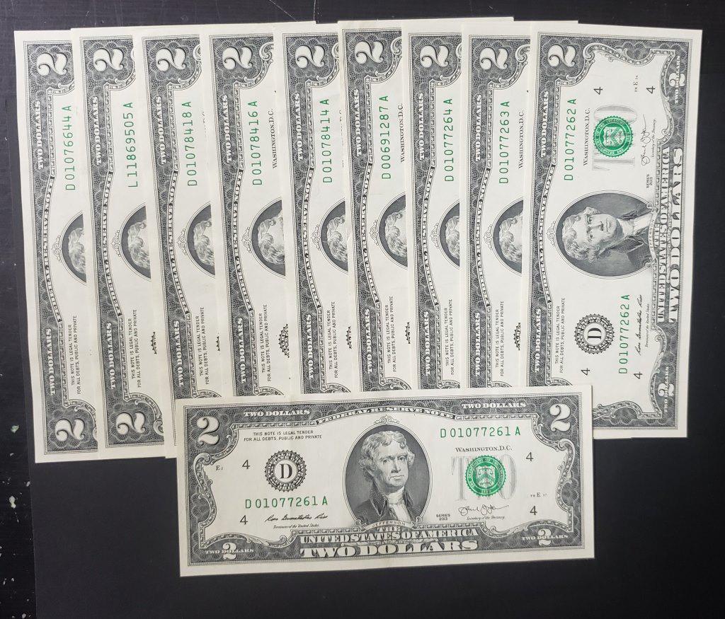 (10 )CU 2013 $2 FED RSV NOTES (1 of 2)