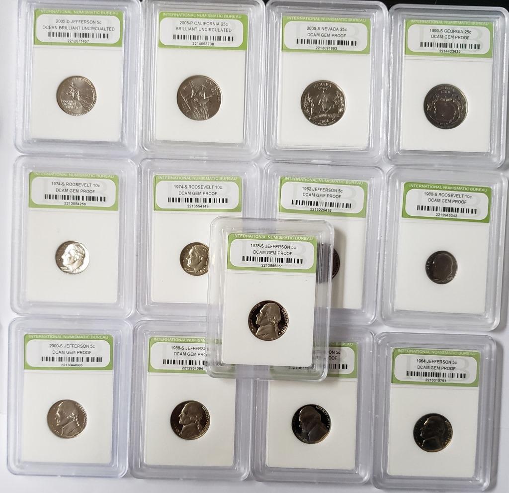 (11) DCAM PROOF U.S. COIN (1 of 2)