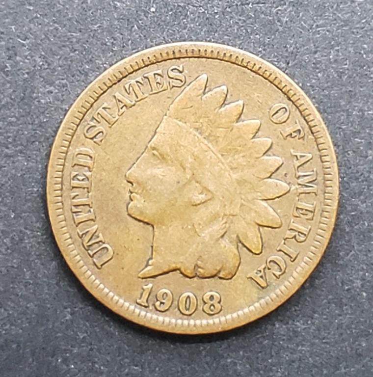 1908-S INDIAN CENT FINE (1 of 2)