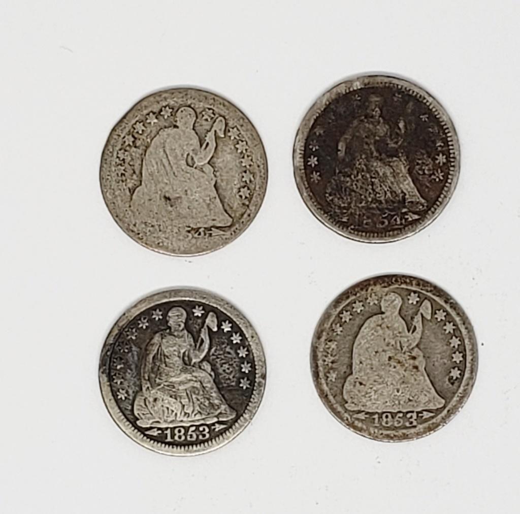 1853-O ARROWS, 1853 ARROWS , 1854-O & (1 of 2)