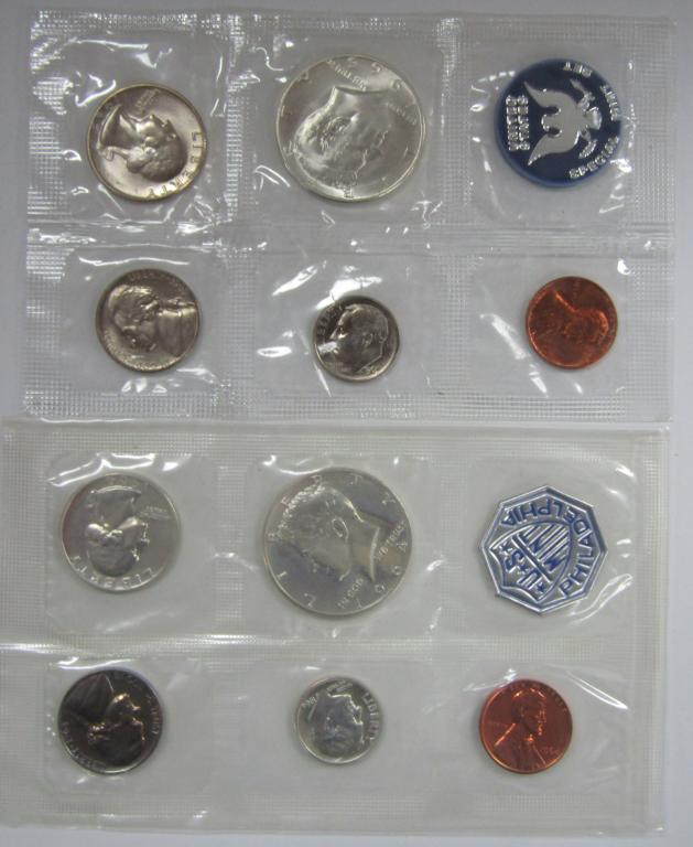 1964 & 1965 SMS U.S. MINT SETS in ORG CELLOS (1 of 2)