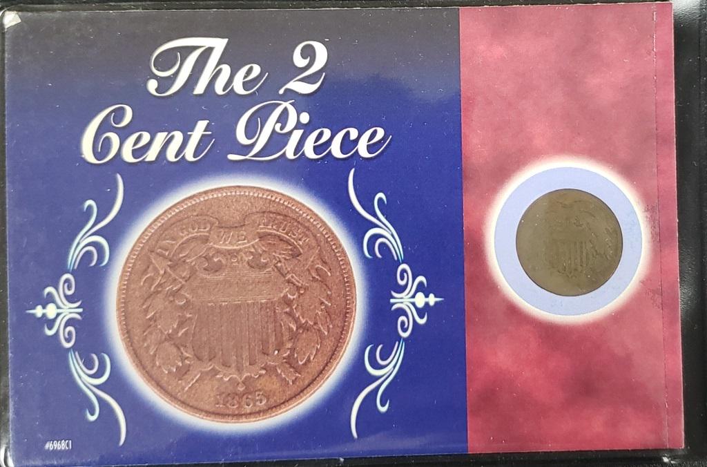 1864 2-Cent Piece - Slightly Rotated Reverse (1 of 1)