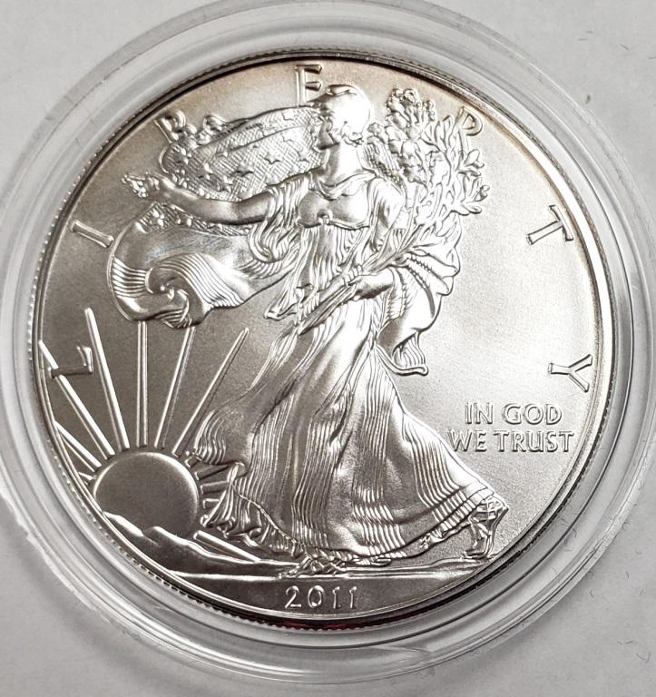 2011 American Silver Eagle Uncirculated (1 of 3)
