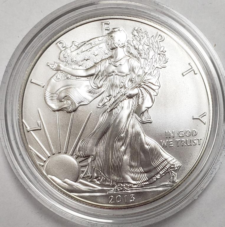 2013 American Silver Eagle Uncirculated (1 of 3)