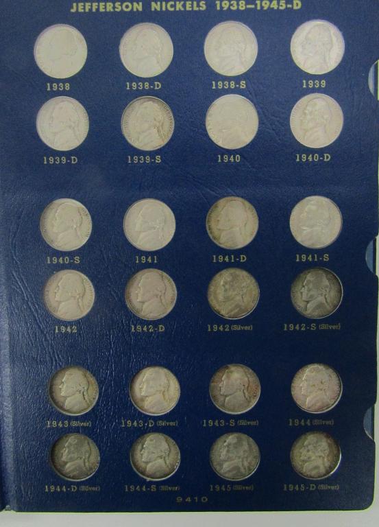 Complete Set 1938-1964 Jefferson Nickels (1 of 3)