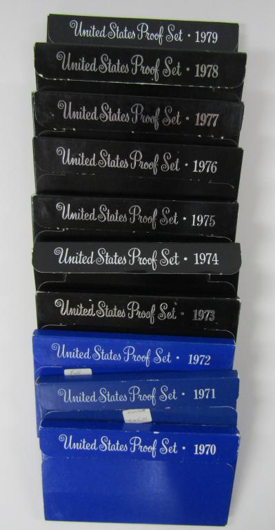 1970 thru 1979 U.S. PROOF SETS (1 of 1)