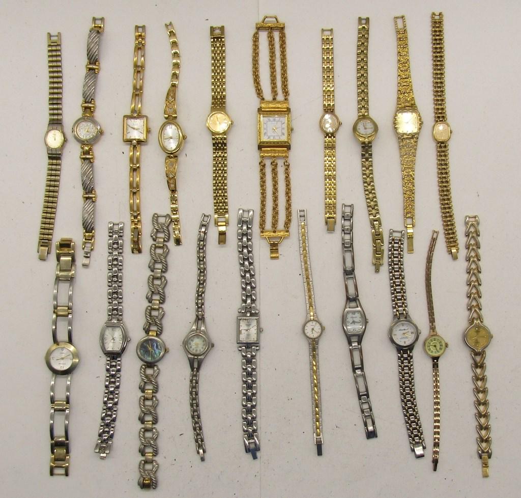 20 LADIES QUARTZ WATCHES-PASSAGES,PULSAR,MISC (1 of 9)
