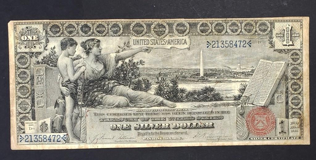 1896 $1 EDUCATIONAL Note (1 of 2)