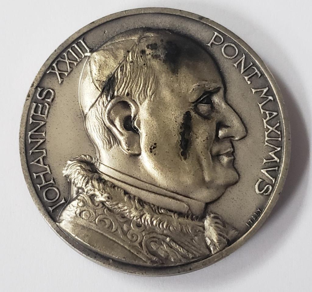 Pope Johannes XXIII Pont Maximus: VOI SOFFRITE VENITE A LUI CHE GUARISCE RELIGIOUS COIN