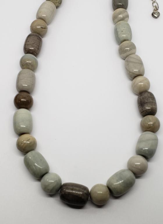 JAY KING DTR STONE BEADED NECKLCE WITH STERLING (1 of 5)