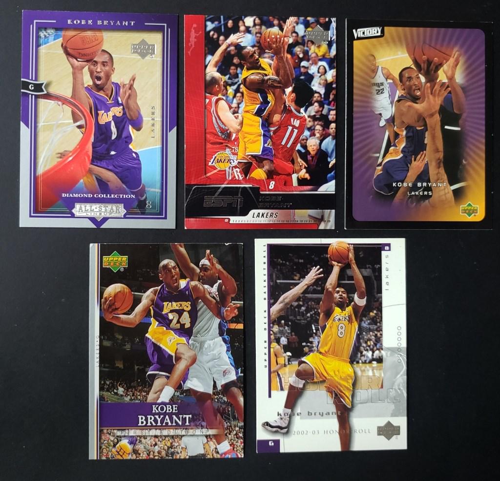 (5) KOBE BRYANT UPPER DECK CARDS (1 of 2)