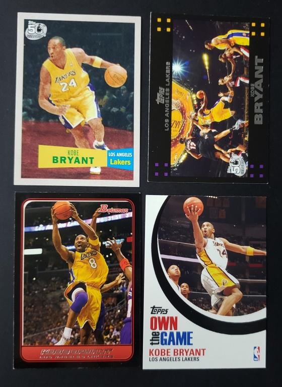 (4) KOBE BRYANT TOPPS CARDS (1 of 2)