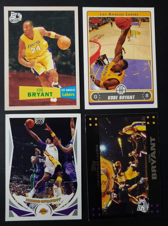 (4) KOBE BRYANT TOPPS CARDS (1 of 2)