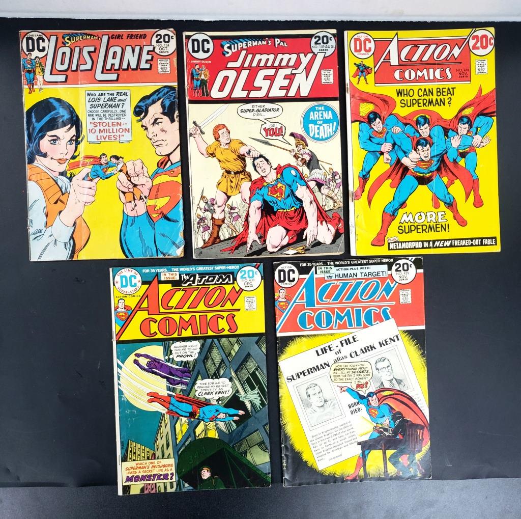 (5) VTG DC COMIC SUPERMAN & LOIS LANE (1 of 2)