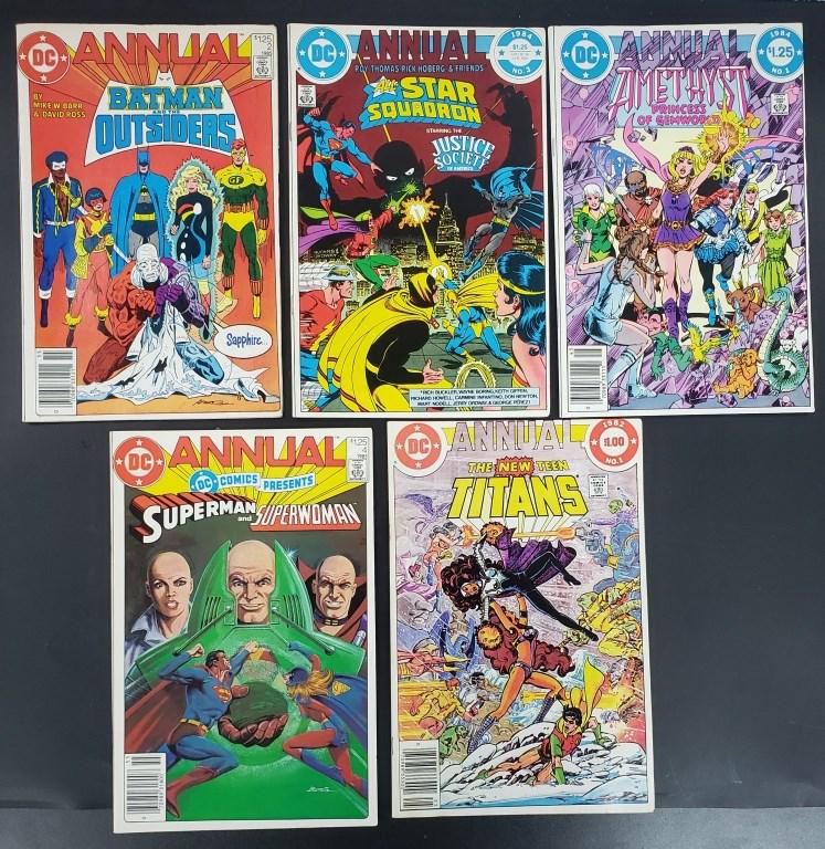 DC ANNUAL's 1982 #1 TEEN TITANS, 1984 #1 (1 of 2)