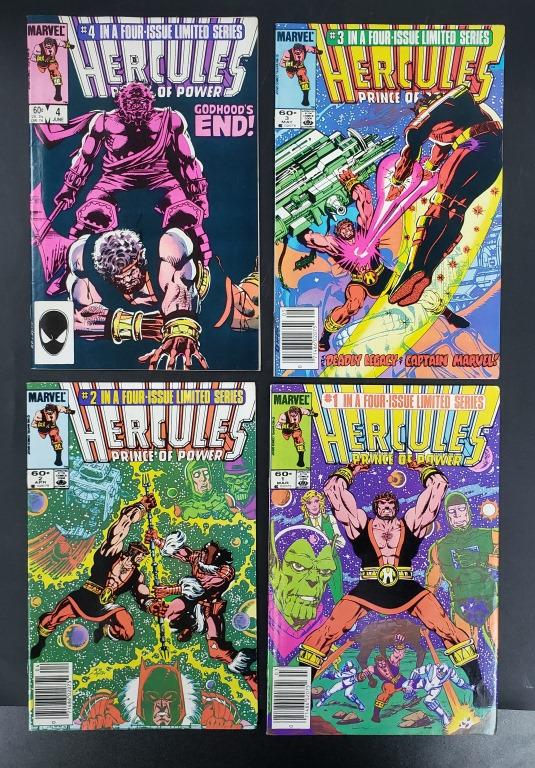 1984 MARVEL HERCULES SERIES #1 thru #4 (1 of 2)