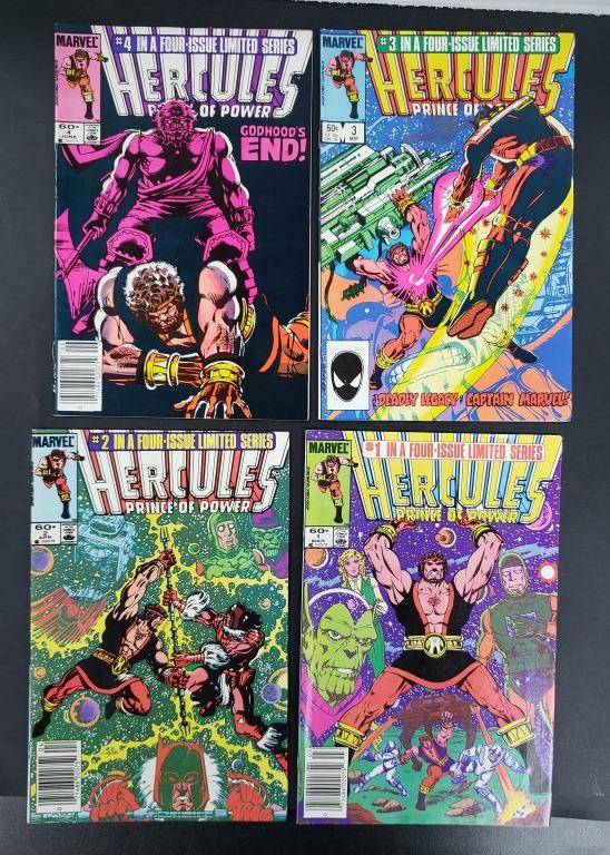 1984 MARVEL HERCULES SERIES #1 thru #4 (1 of 2)