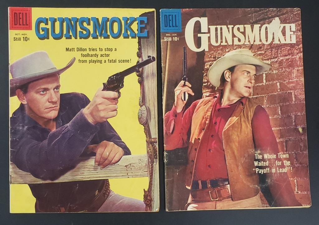 (2) DELL GUNSMOKE COMIC BOOKS (1 of 2)