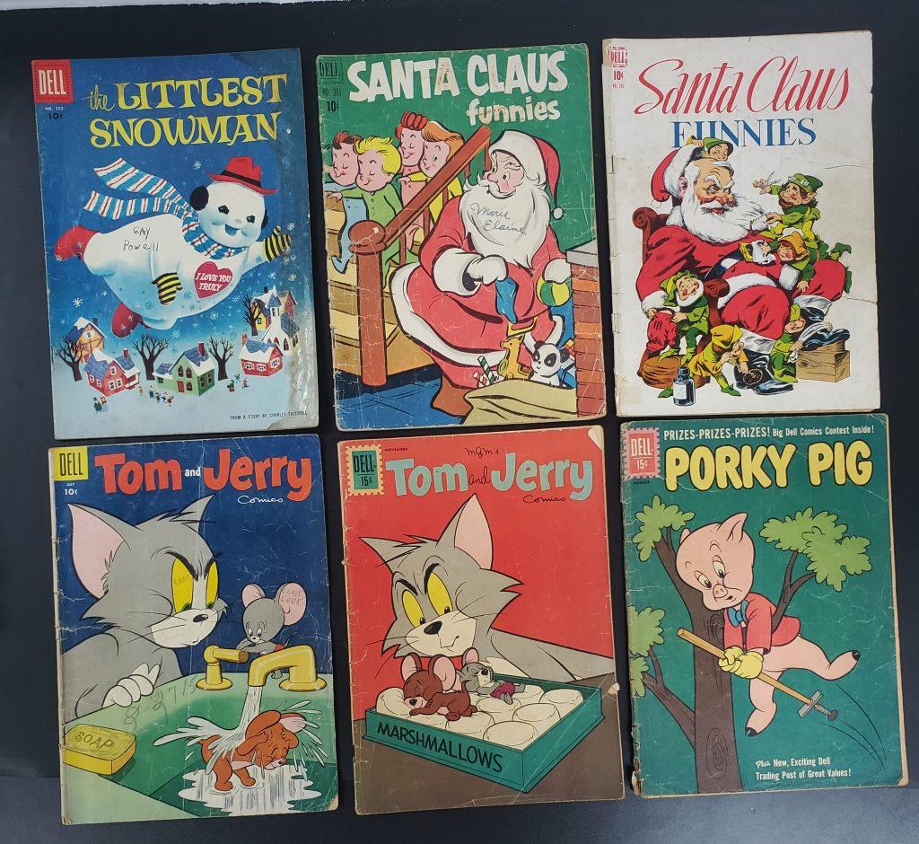 (6) DELL CLASSIC COMICS (1 of 2)